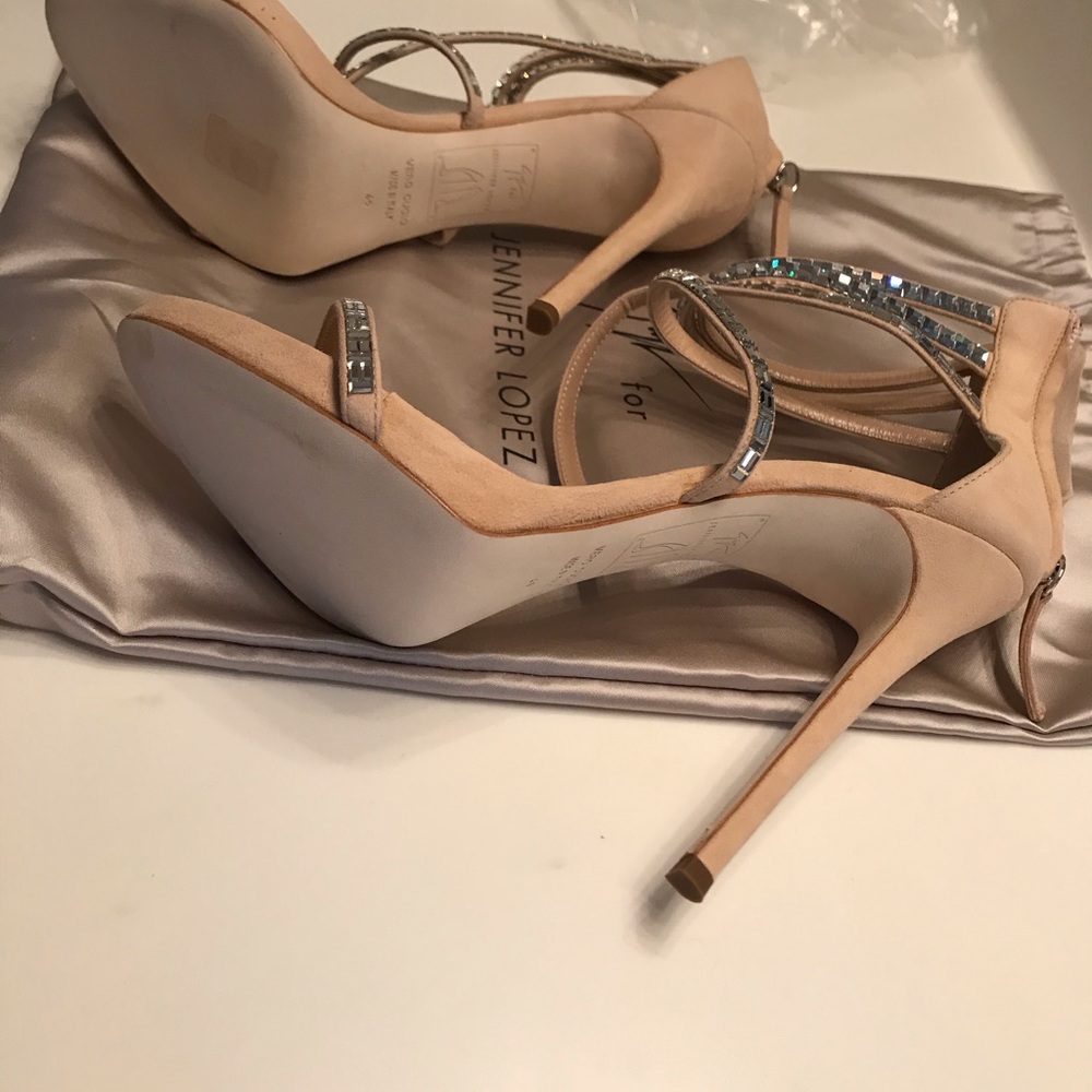 NWT JLo Harlee Suede Heels by Giuseppe Zanotti - Picture 8 of 8